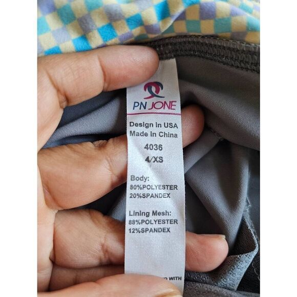 PN jone womens Sz XS gray infinity leggings - Picture 7 of 7